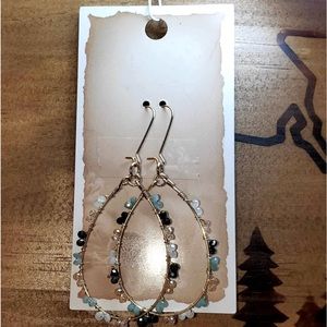 Unique hoop earrings